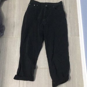 Black Ralph Lauren mom jeans